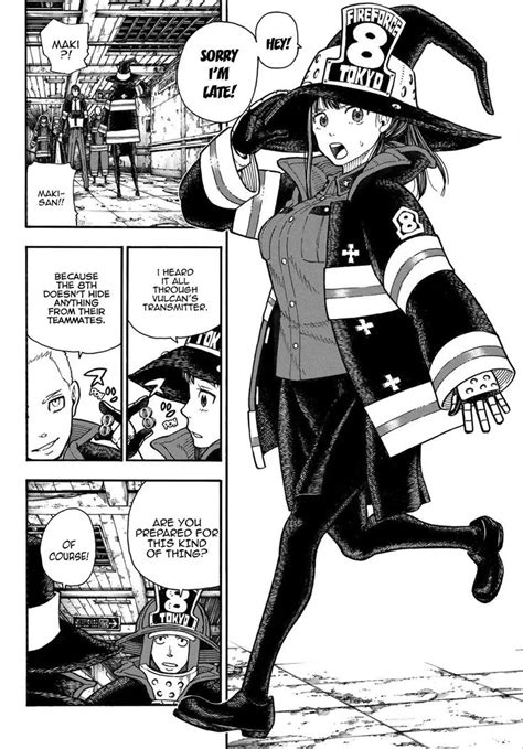 Shinra Kusakabe, a youth who gained the nickname Devils Footprints for his ability to ignite his feet at will, joins the Special Fire Force Company 8 which composes of other flames users as they work to extinguish any Infernals they encounter. . Fire force hentai